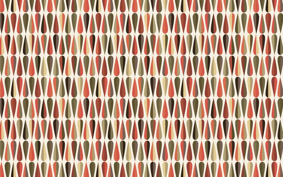 fototapet Retro 70s picături u51626