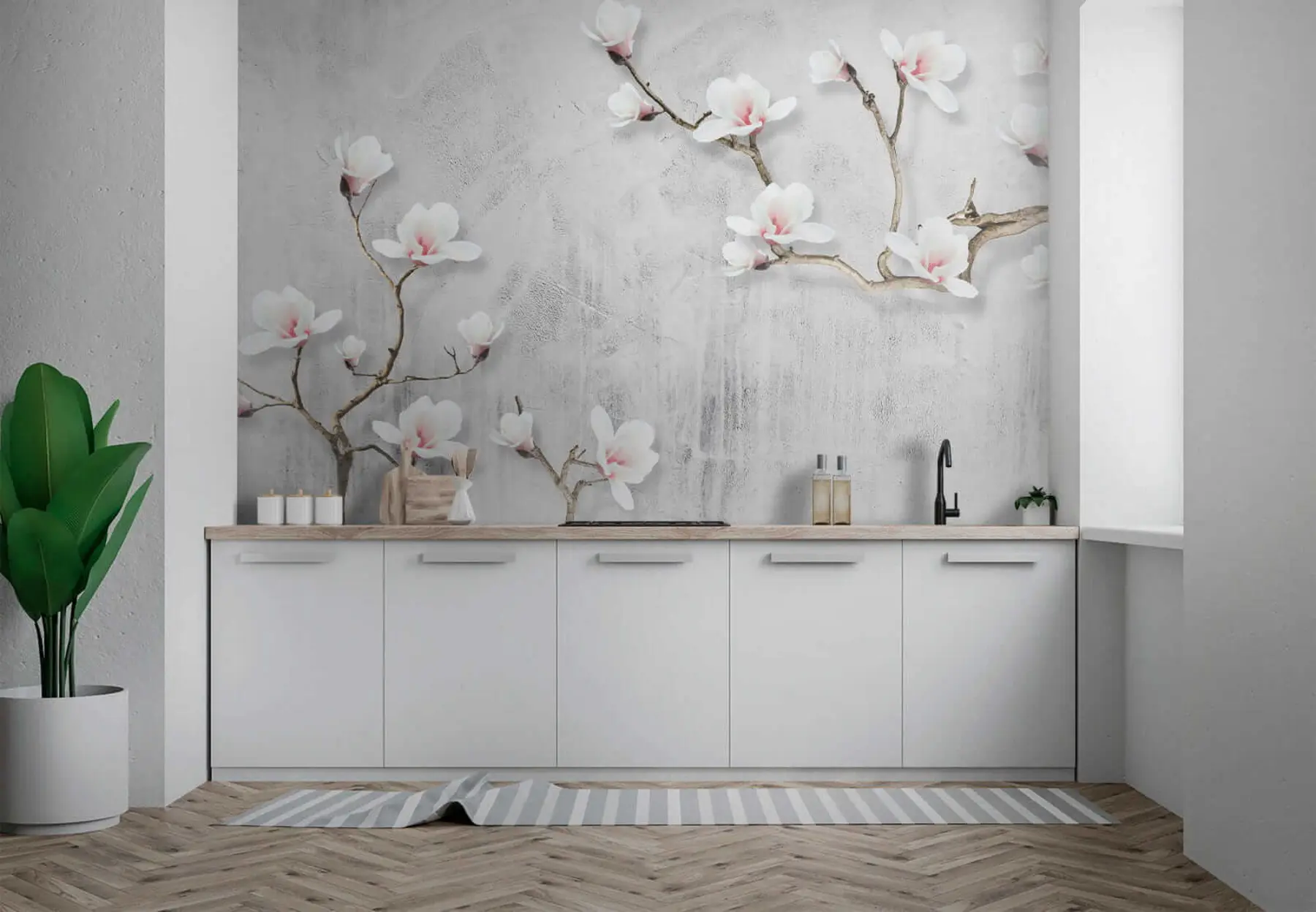 fototapet Magnolie înfloritoare u04201
