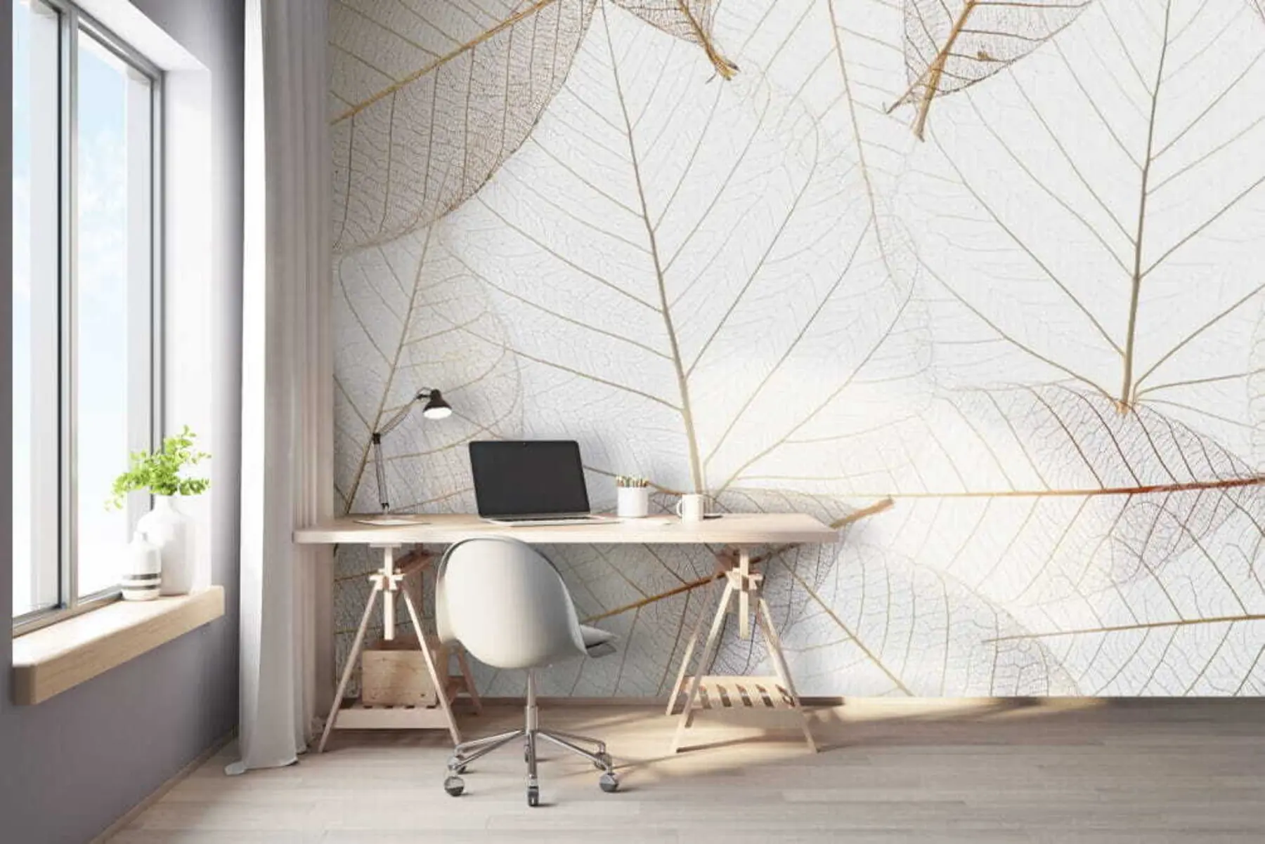 fototapet Frunze transparente u24439