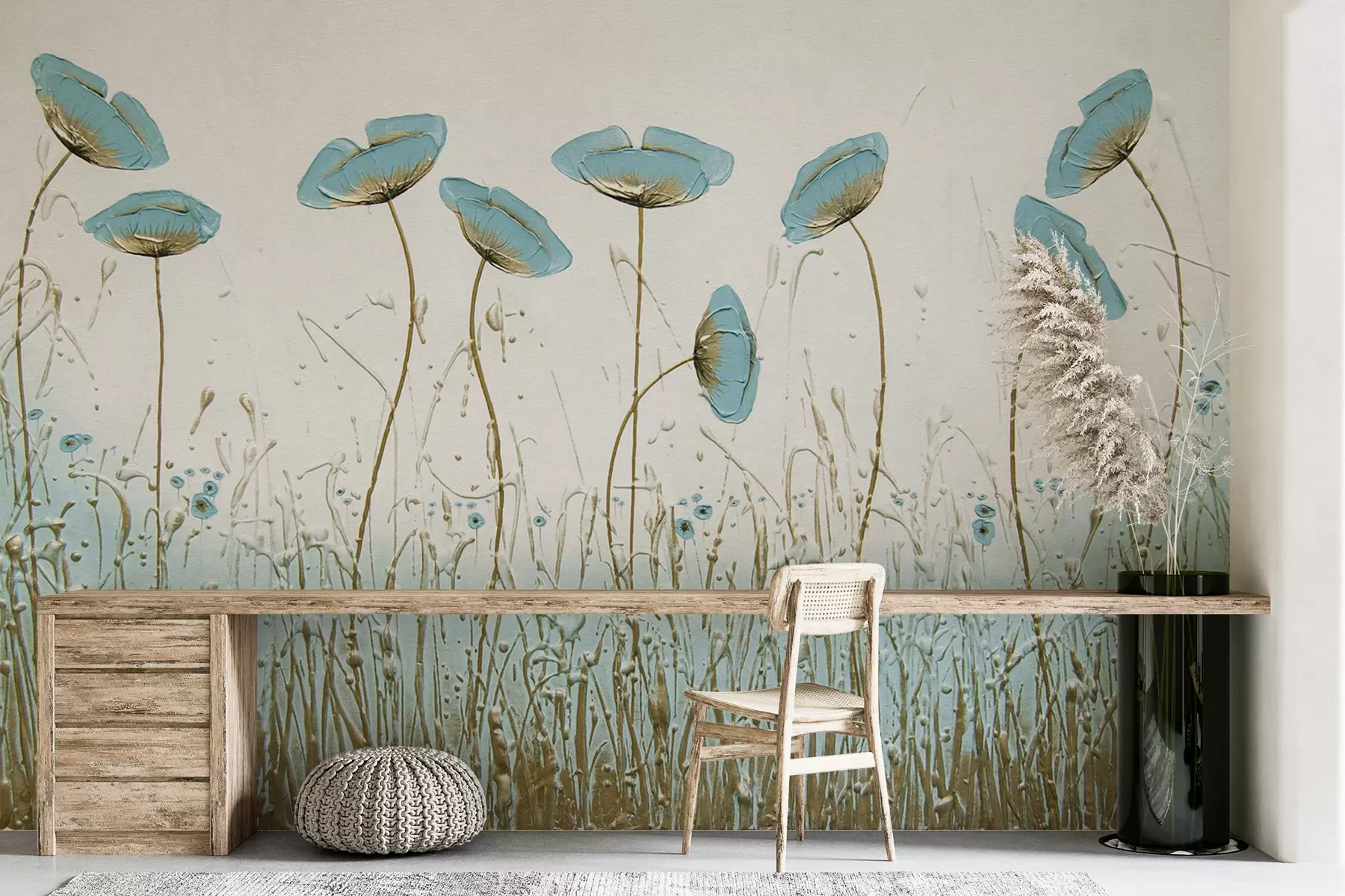 fototapet Papioane. Vopsele în ulei u34867