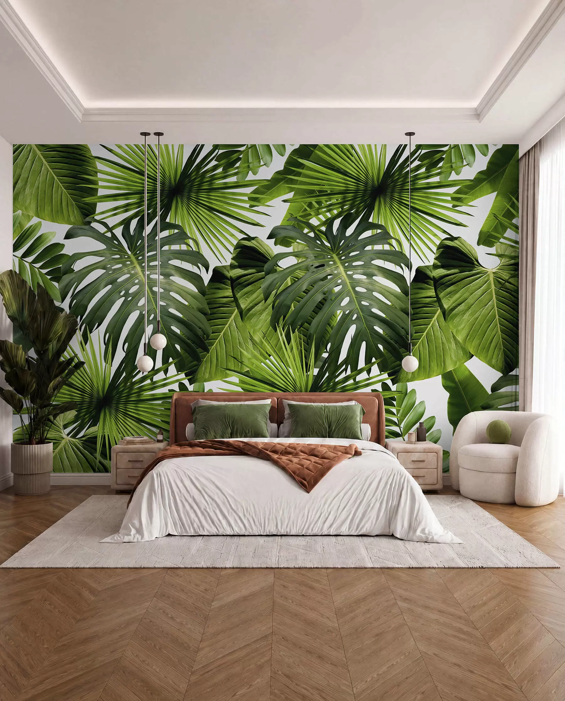 fototapet Verde tropical în lumina zilei u37767
