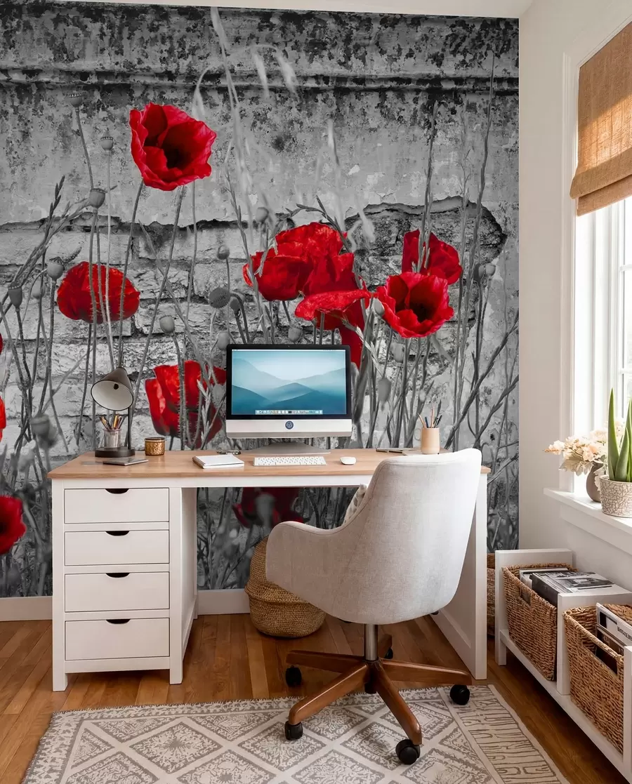 fototapet Floare, colorit și plantă u40552