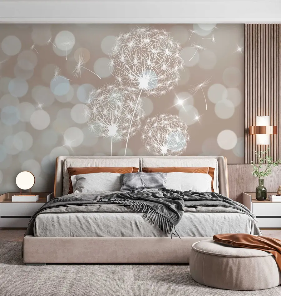 fototapet Păpădii în strălucire u52507