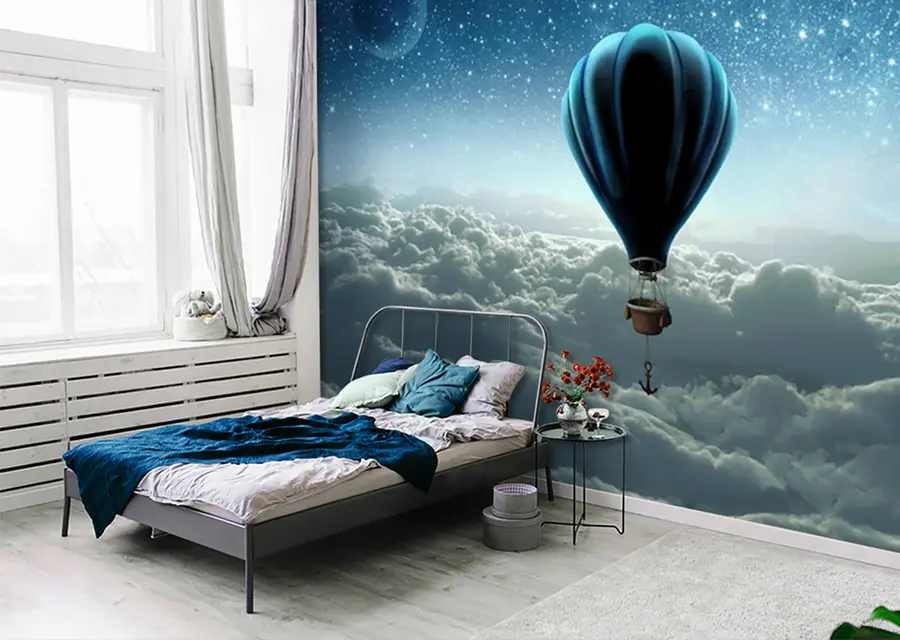 fototapet Zbor nocturn cu balonul u70538