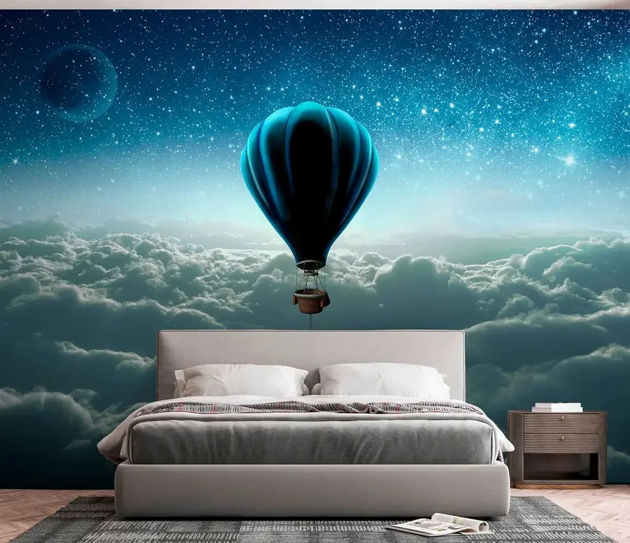 fototapet Zbor nocturn cu balonul u70538