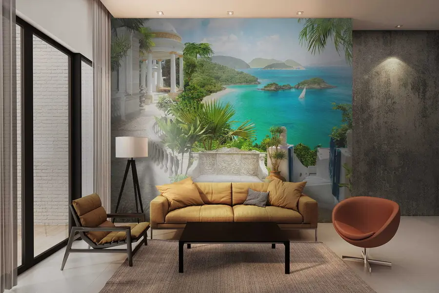 fototapet Odihnă pe țărm u79434