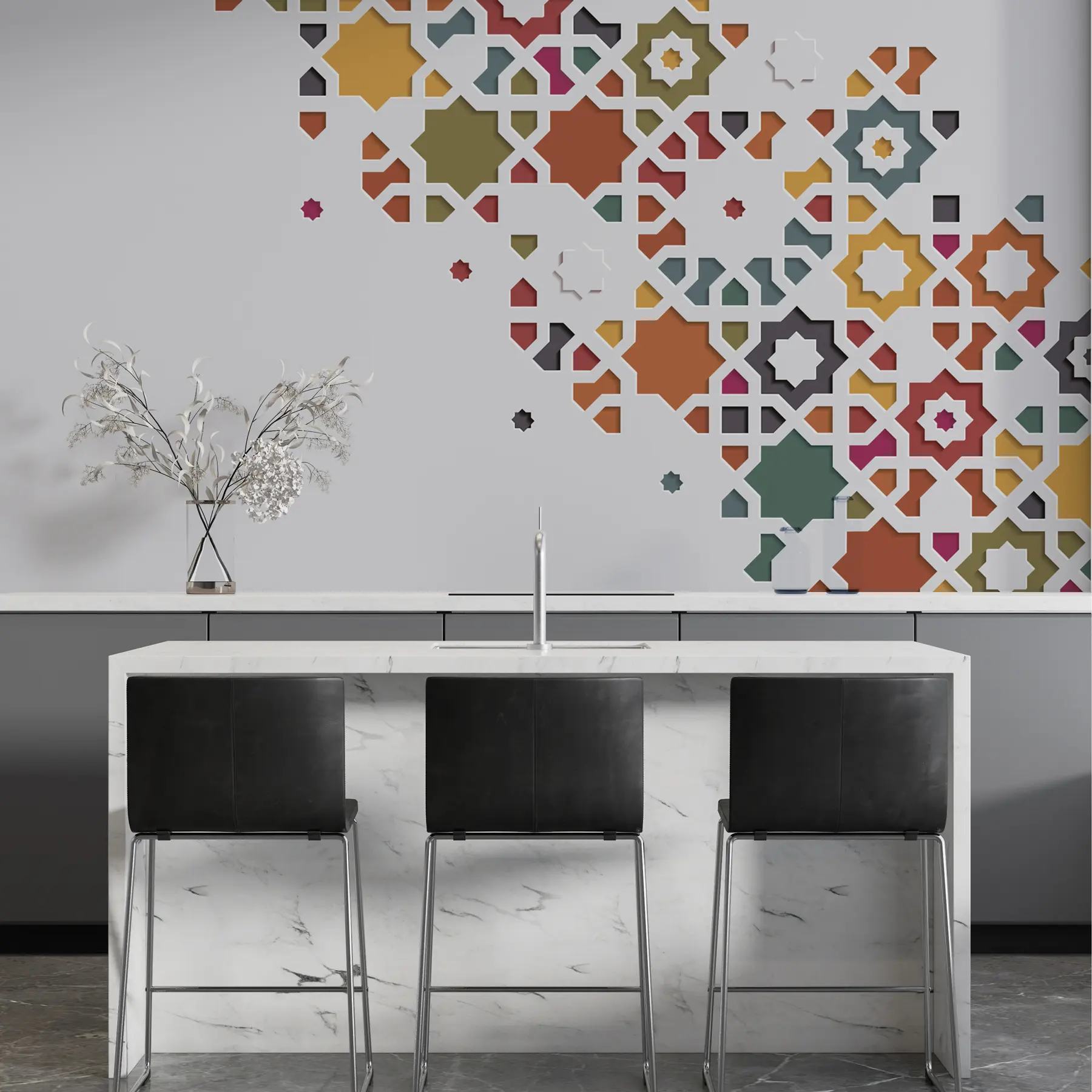 fototapet Mozaic decorativ w00007