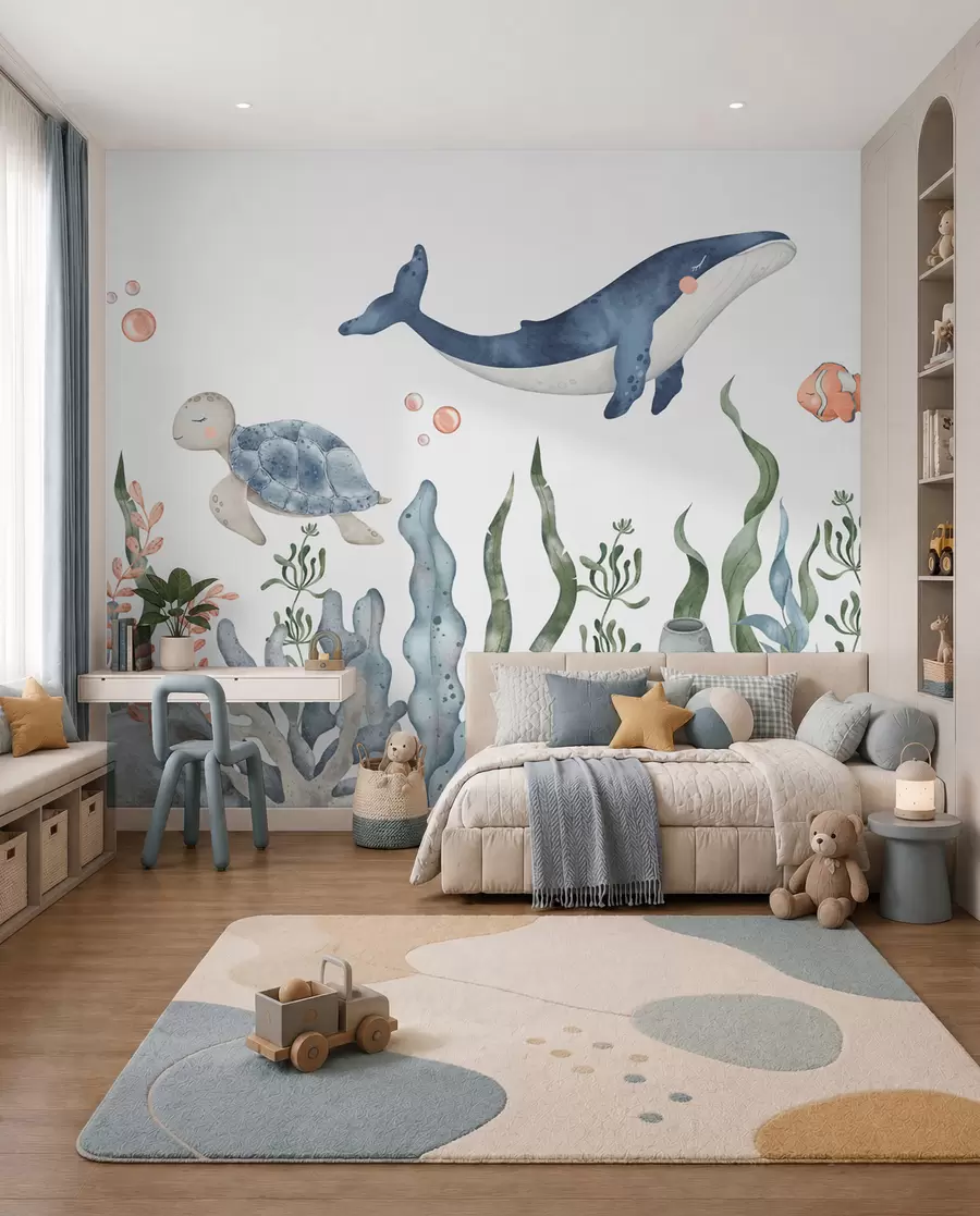 fototapet Micii prieteni ai oceanului w00383