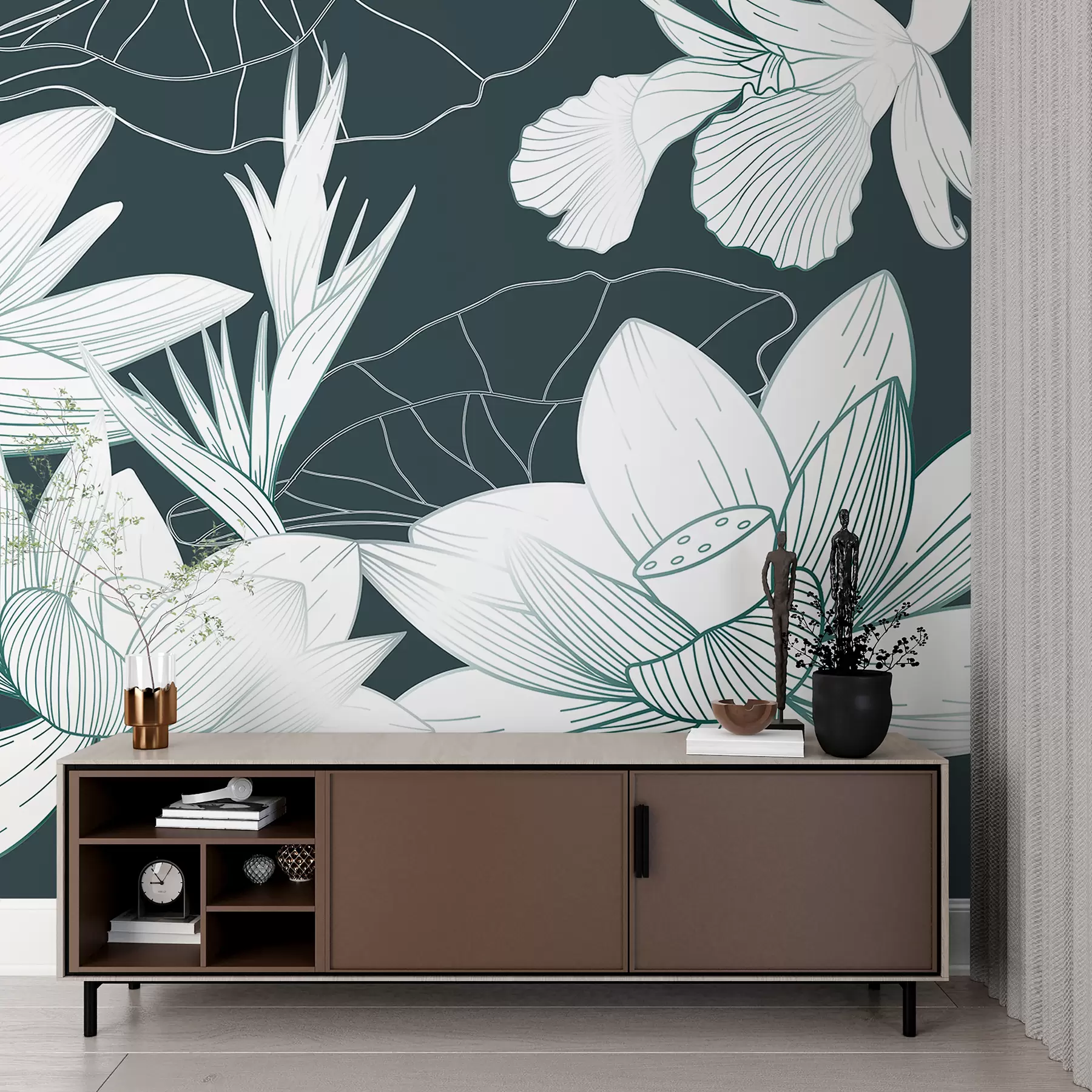 fototapet Flori tropicale w00323