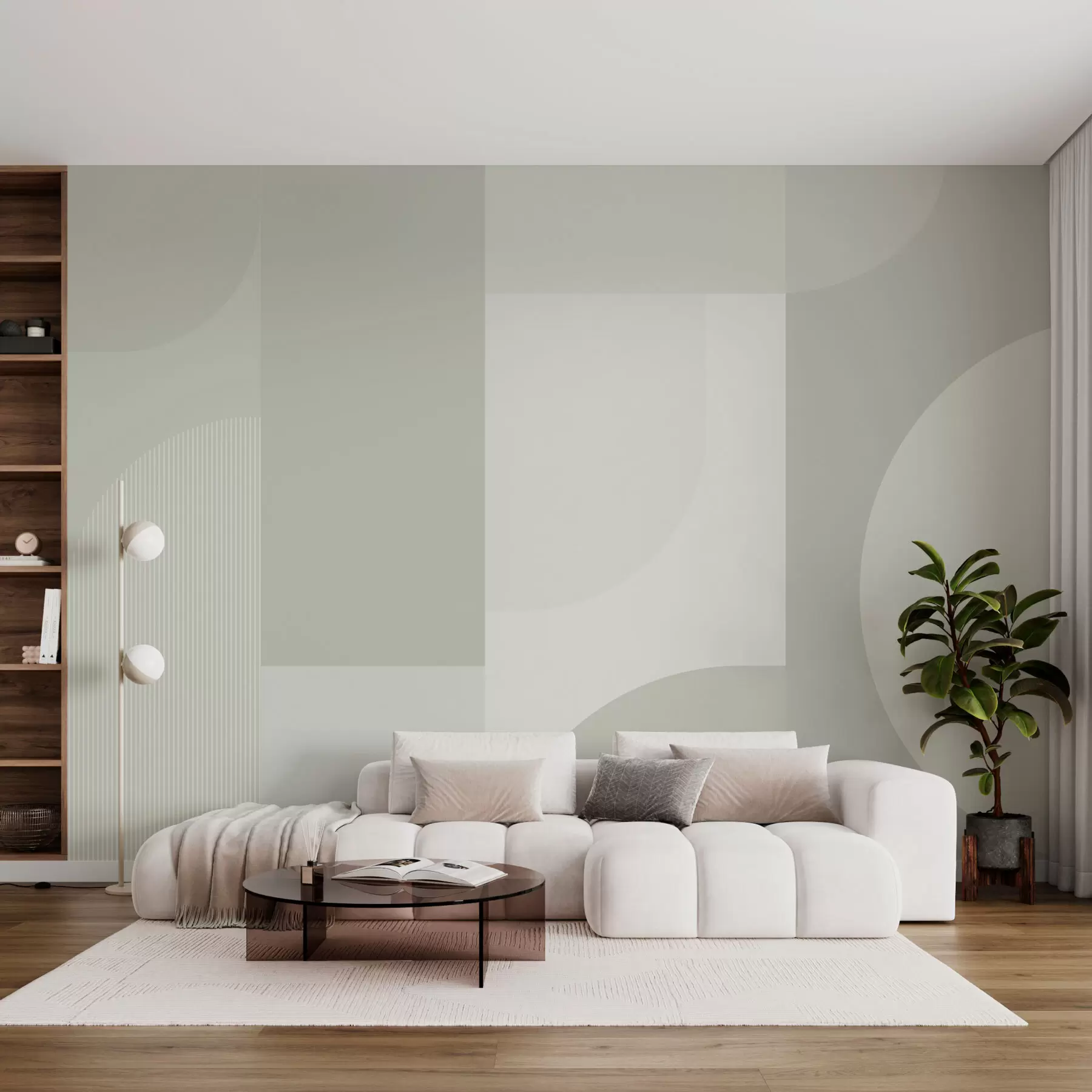 fototapet Minimalism elegant cu geometrie w01500
