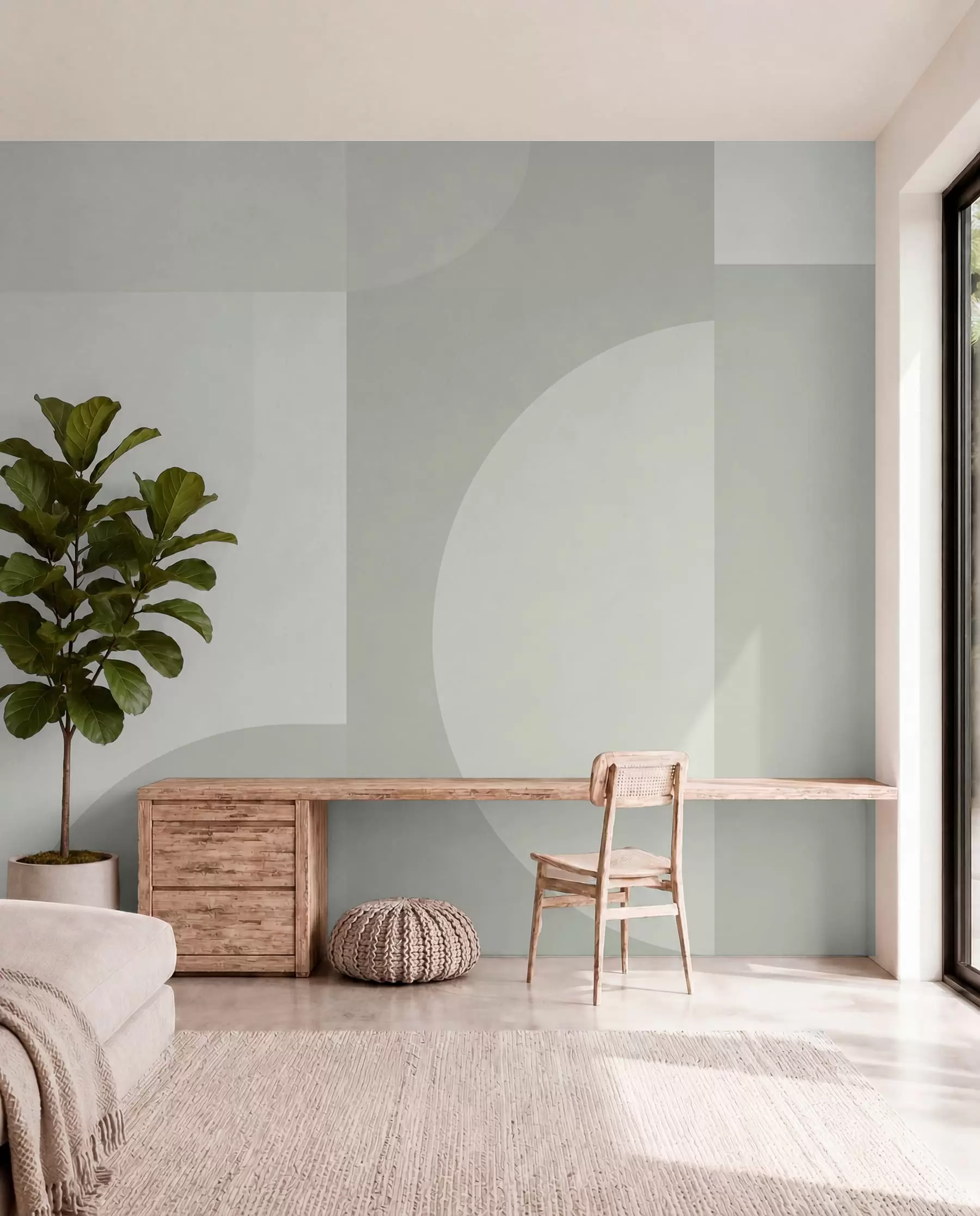 fototapet Minimalism elegant cu geometrie w01500