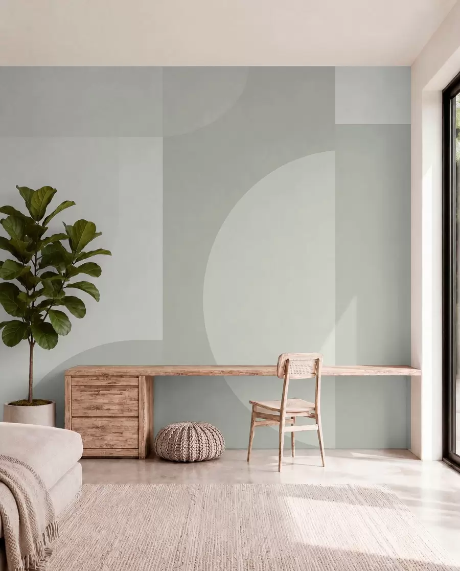 fototapet Minimalism elegant cu geometrie w01500