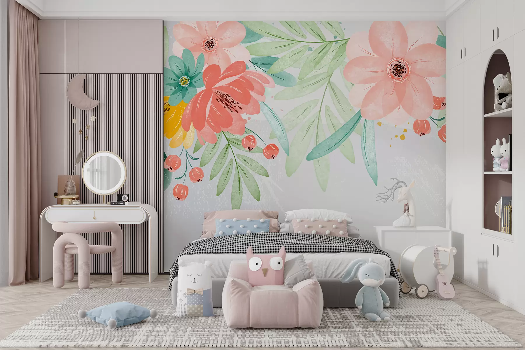 fototapet Flori strălucitoare w01762