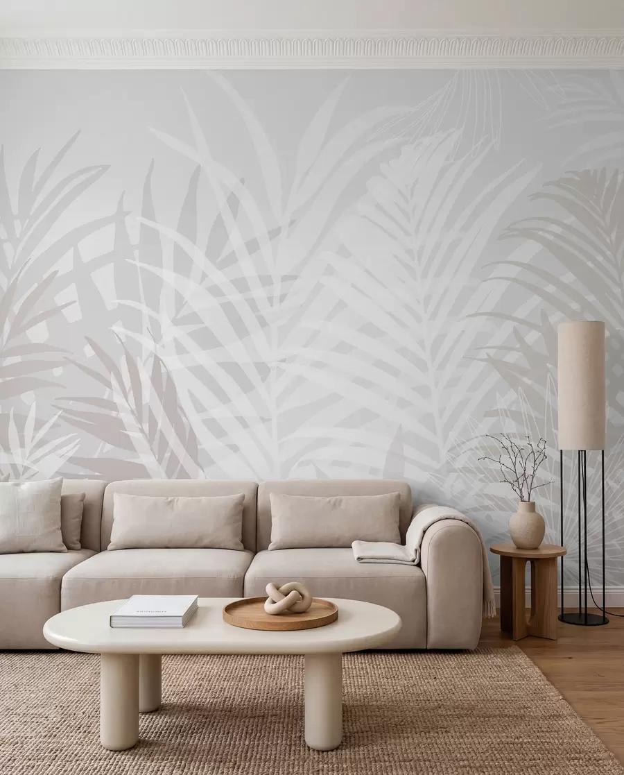 fototapet Frunze tropicale la modă w02026