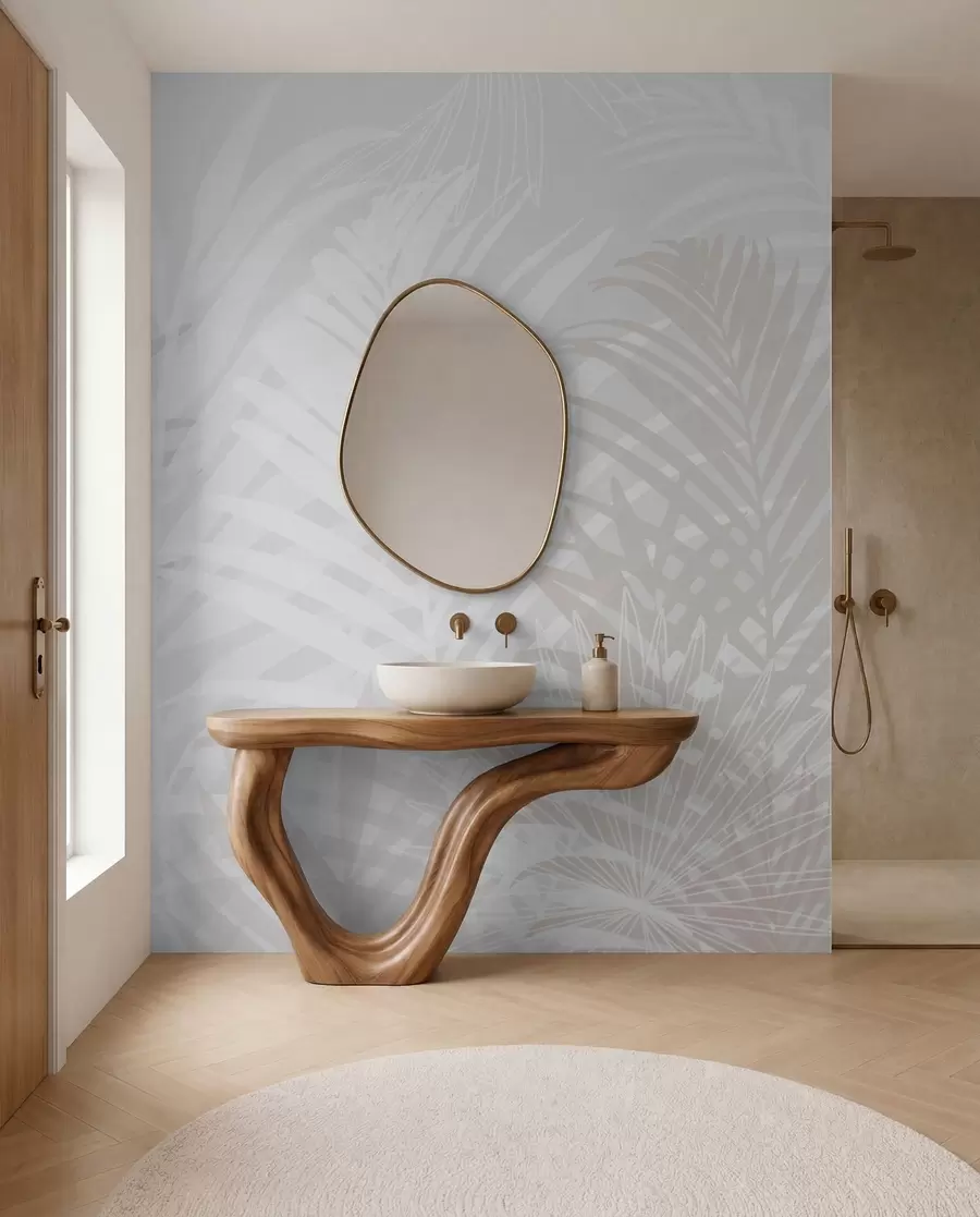 fototapet Frunze tropicale la modă w02026