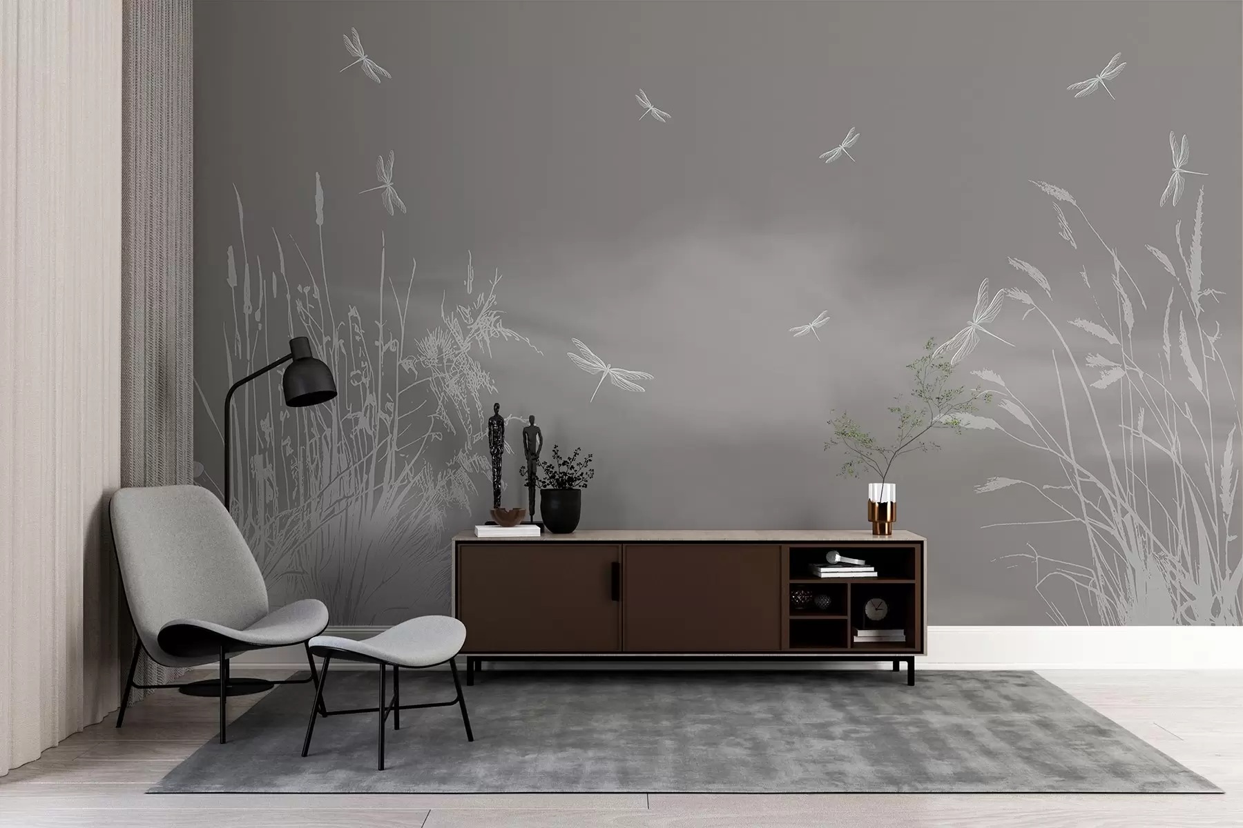 fototapet Zbor ușor peste ape liniștite w00558v2