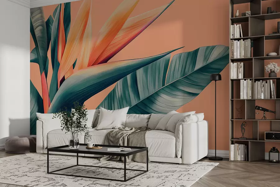 fototapet Strelitzia mare w08454