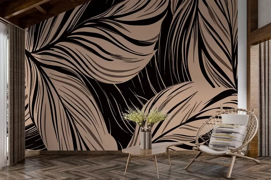 fototapet Model de frunze w02415