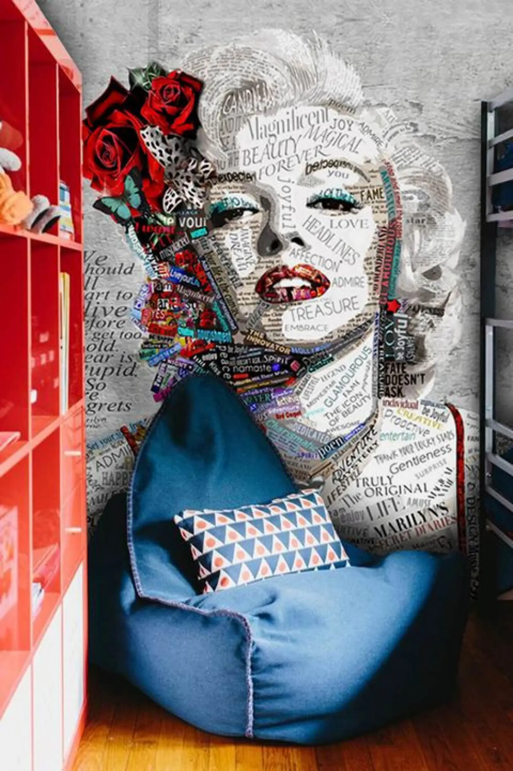 fototapet Portret abstract al lui Marilyn Monroe u45698