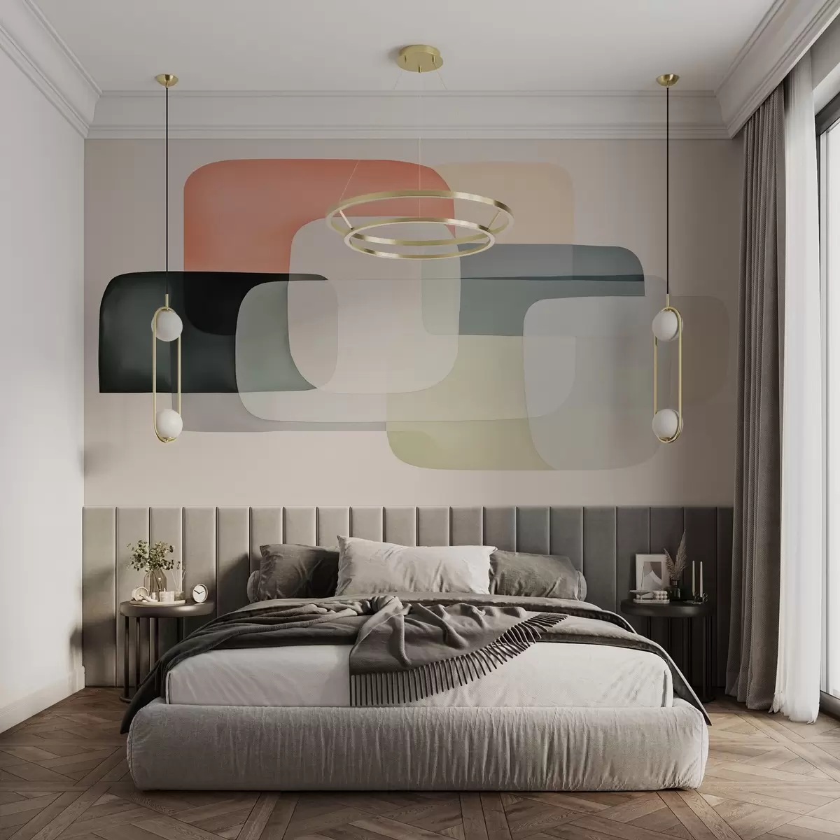 fototapet Compoziție geometrică abstractă w02586