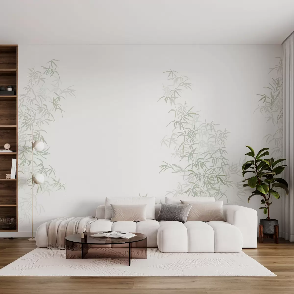 fototapet Bambus minimalism wabi-sabi w08555v2