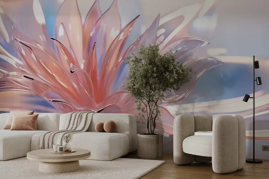 fototapet Floare de cristal mare w02623