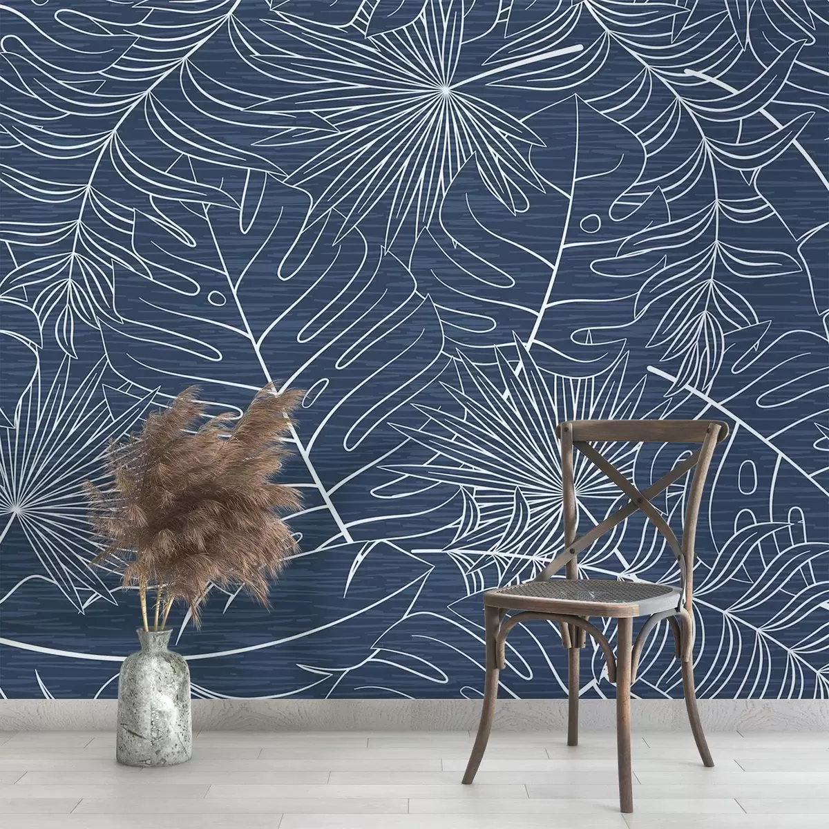 fototapet Frunze tropicale în stil grafic w02695v1