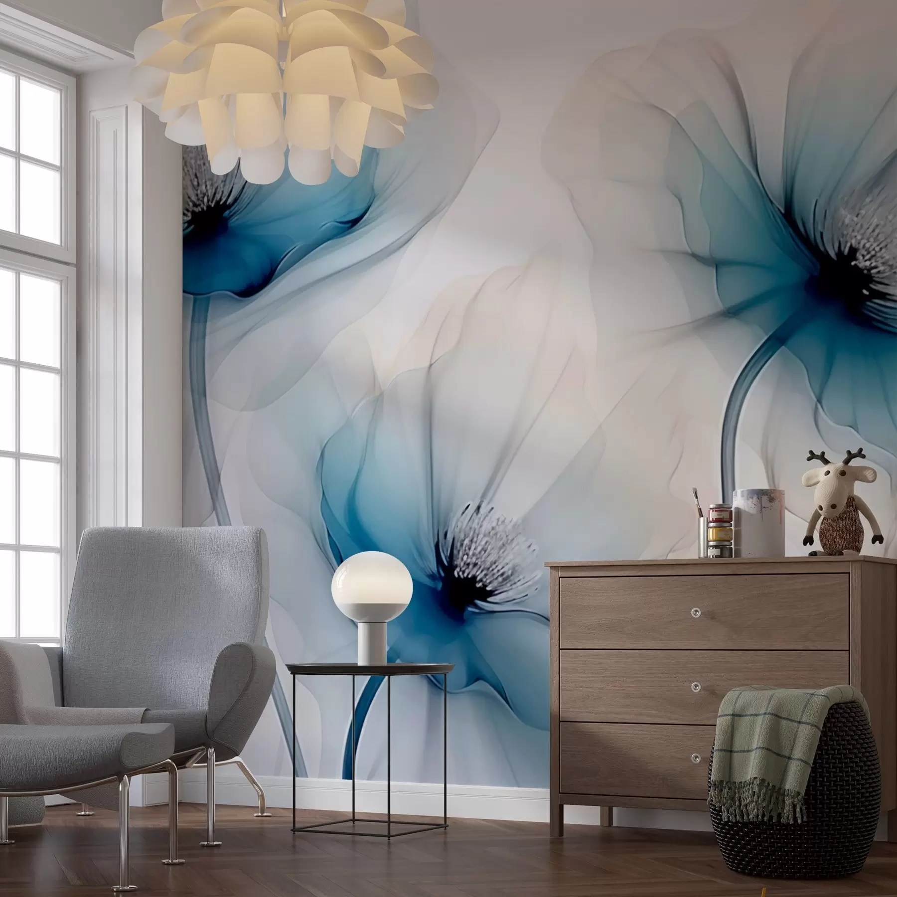 fototapet Flori transparente w02696