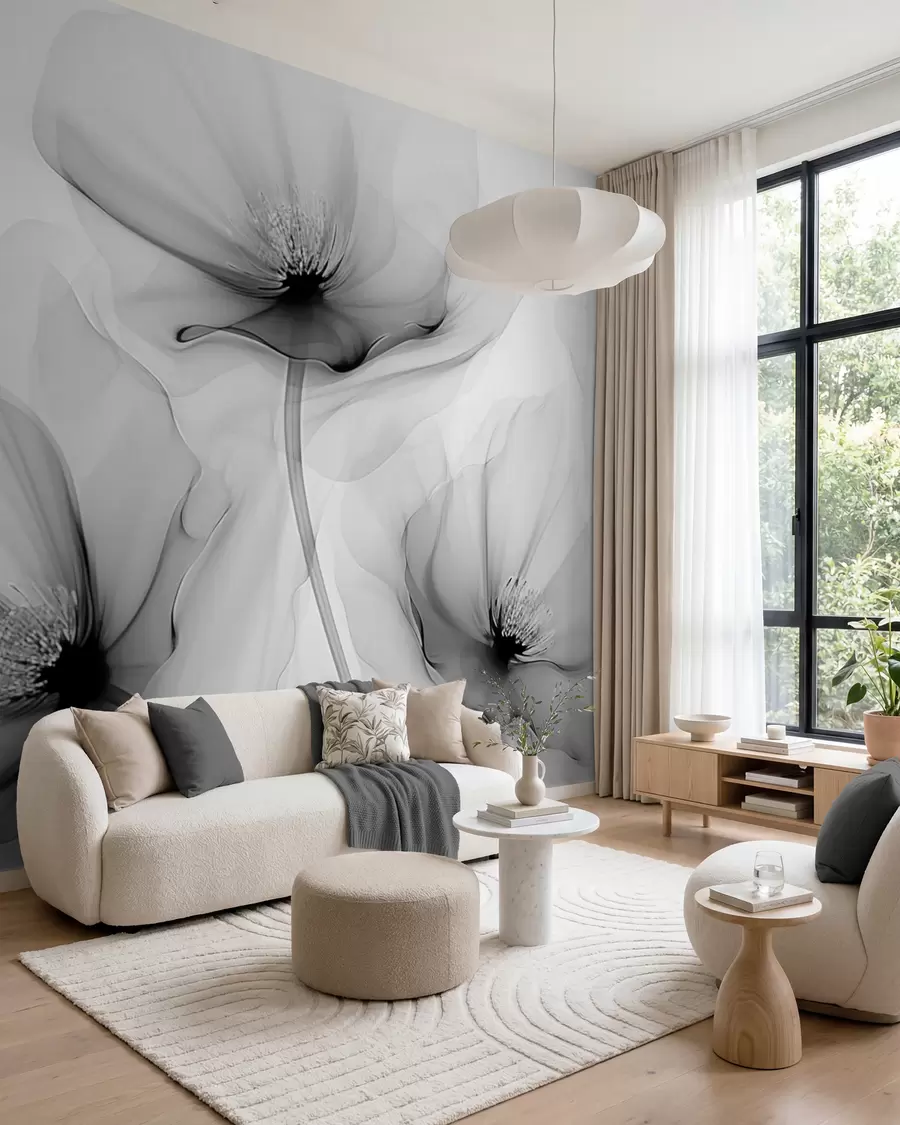 fototapet Flori transparente w02696v2