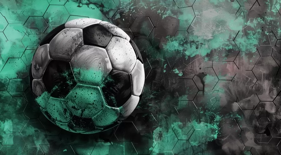 fototapet Minge de fotbal w08618