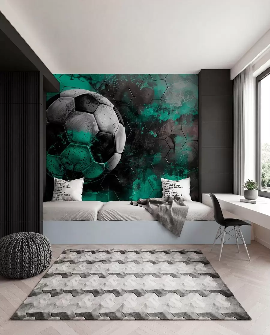 fototapet Minge de fotbal w08618
