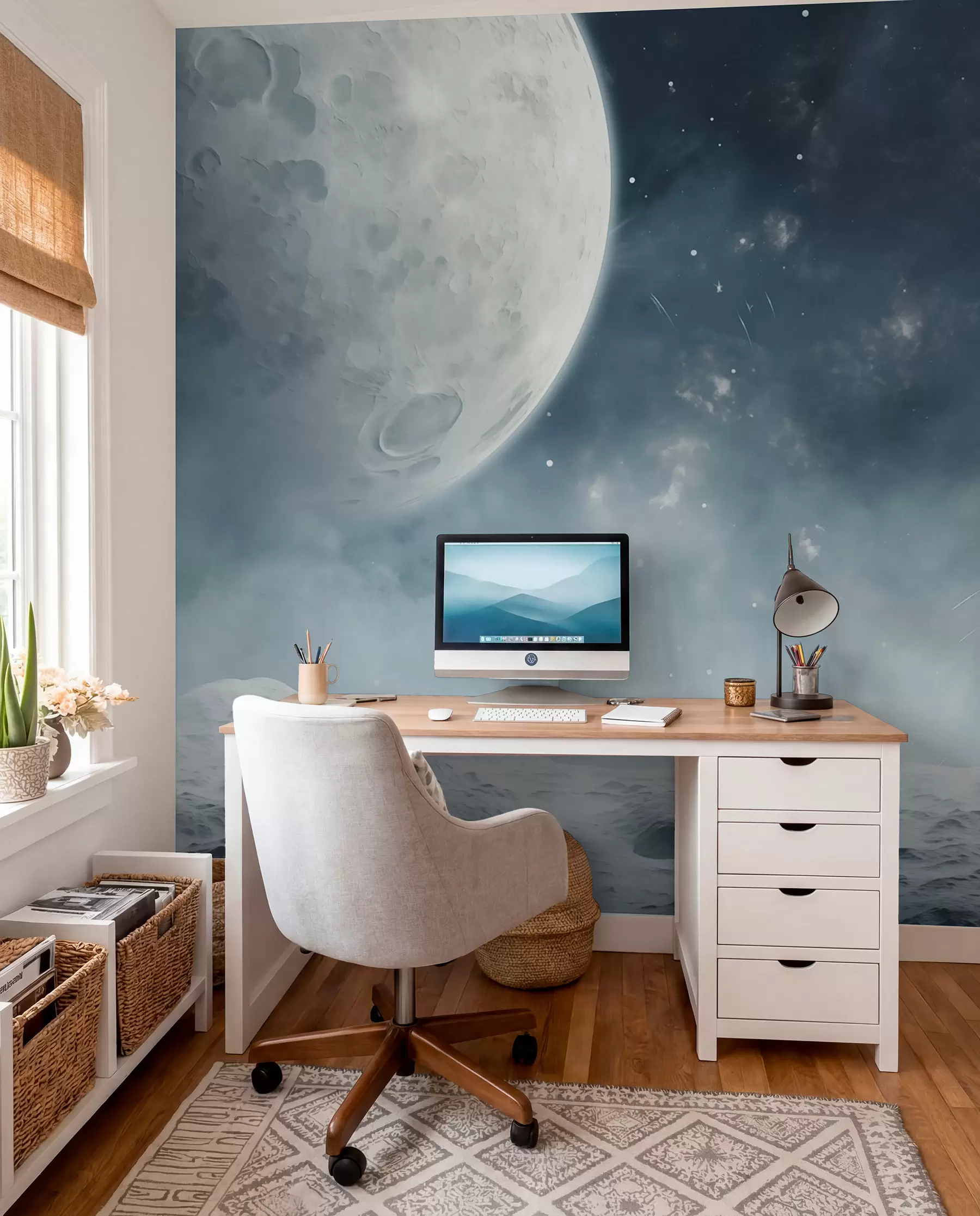 fototapet Peisaj lunar abstract w02797