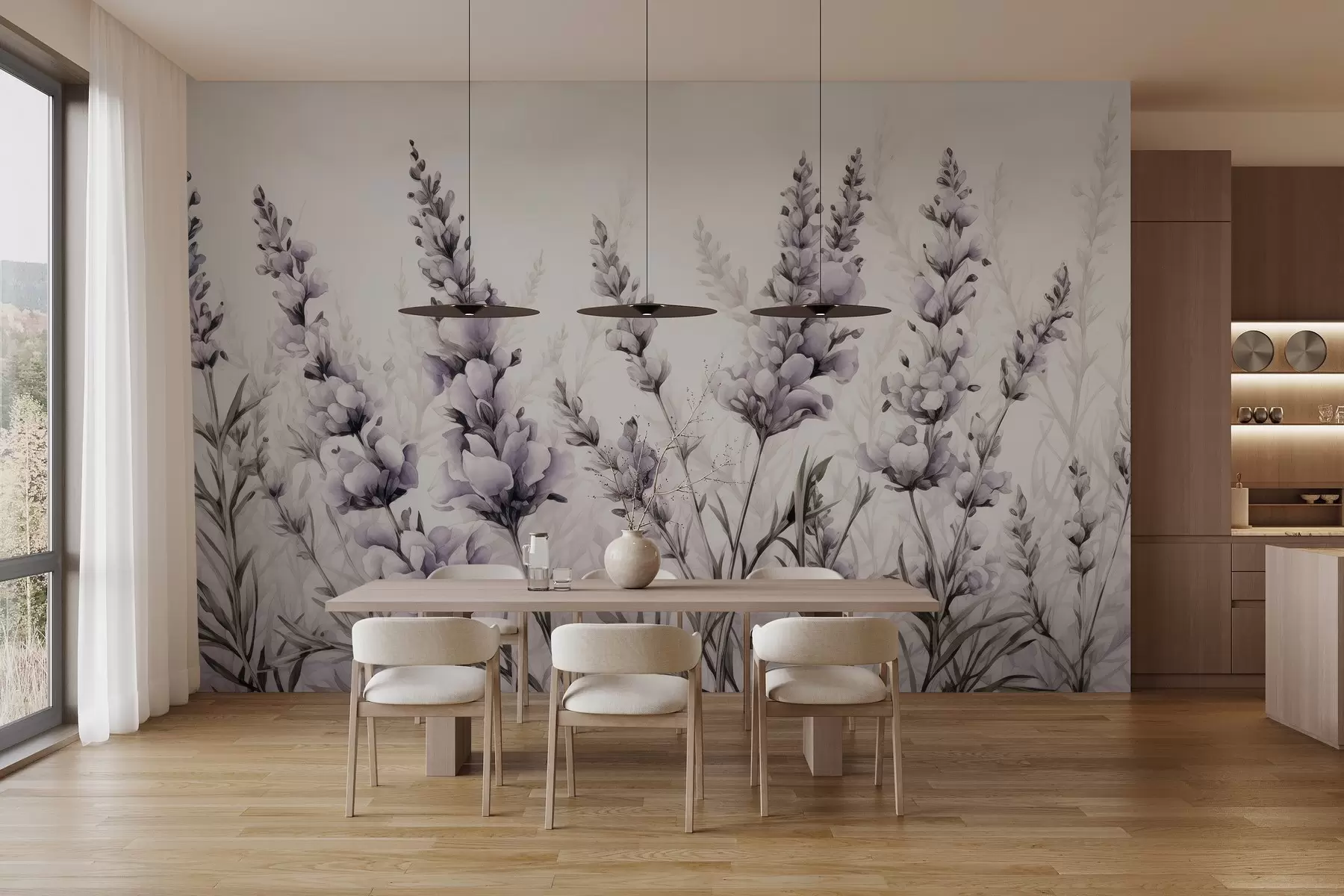 fototapet Ramuri de acuarelă w02840