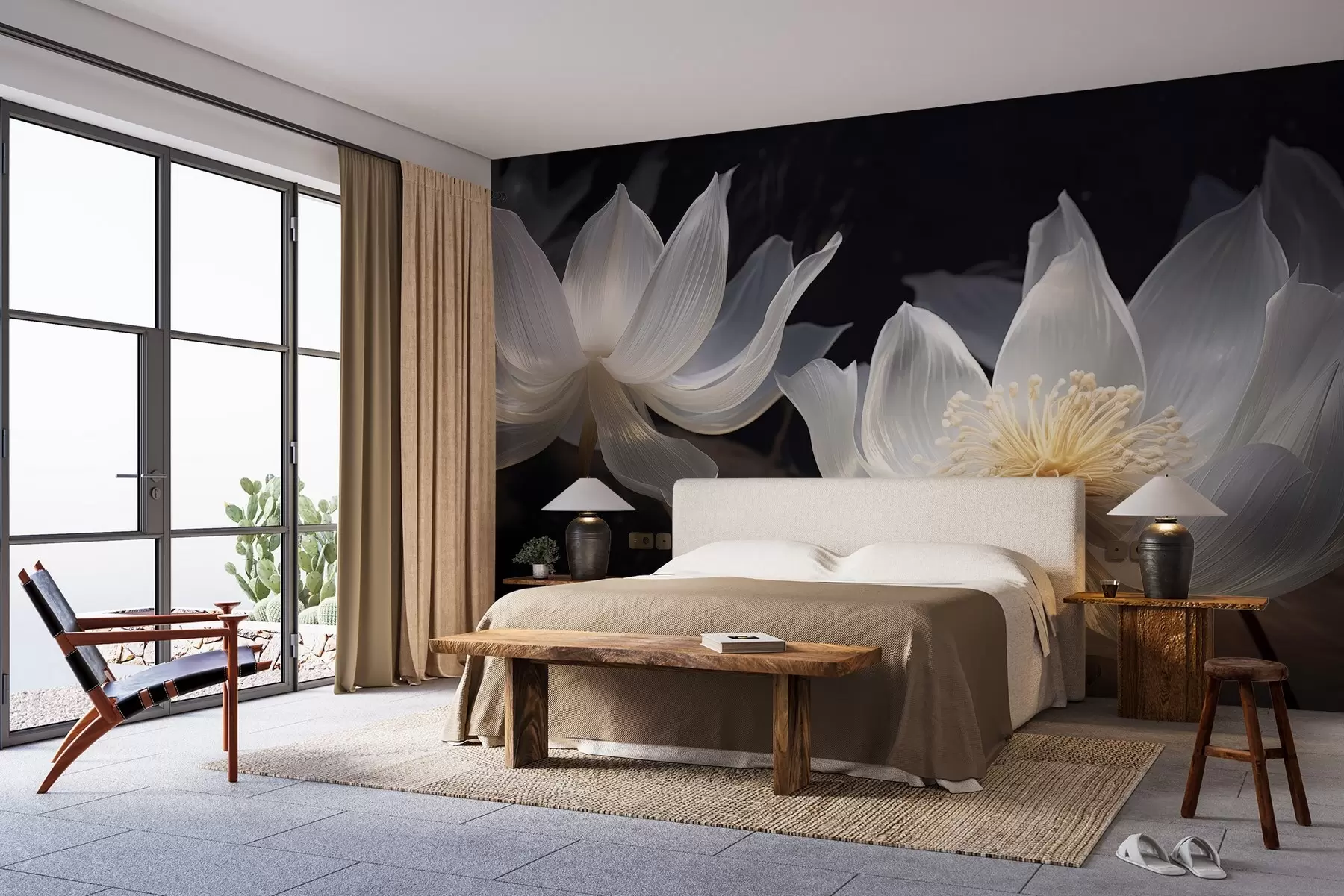 fototapet Flori prețioase luxuriante w02846