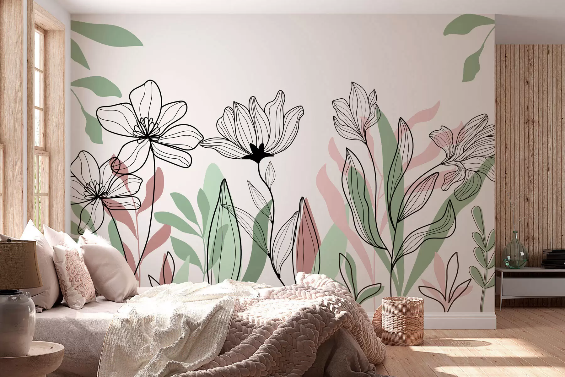 fototapet Flori boho w02827