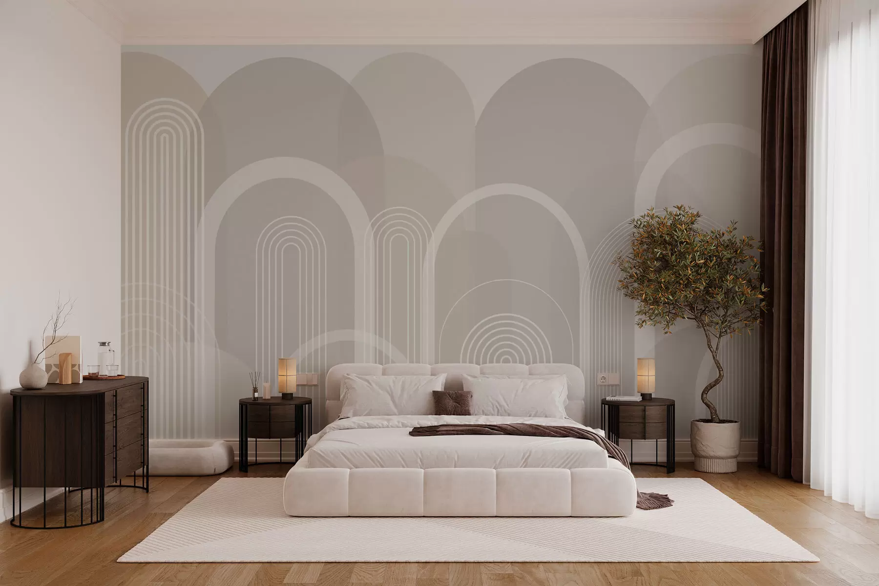 fototapet Arcuri geometrice boho w02935v1