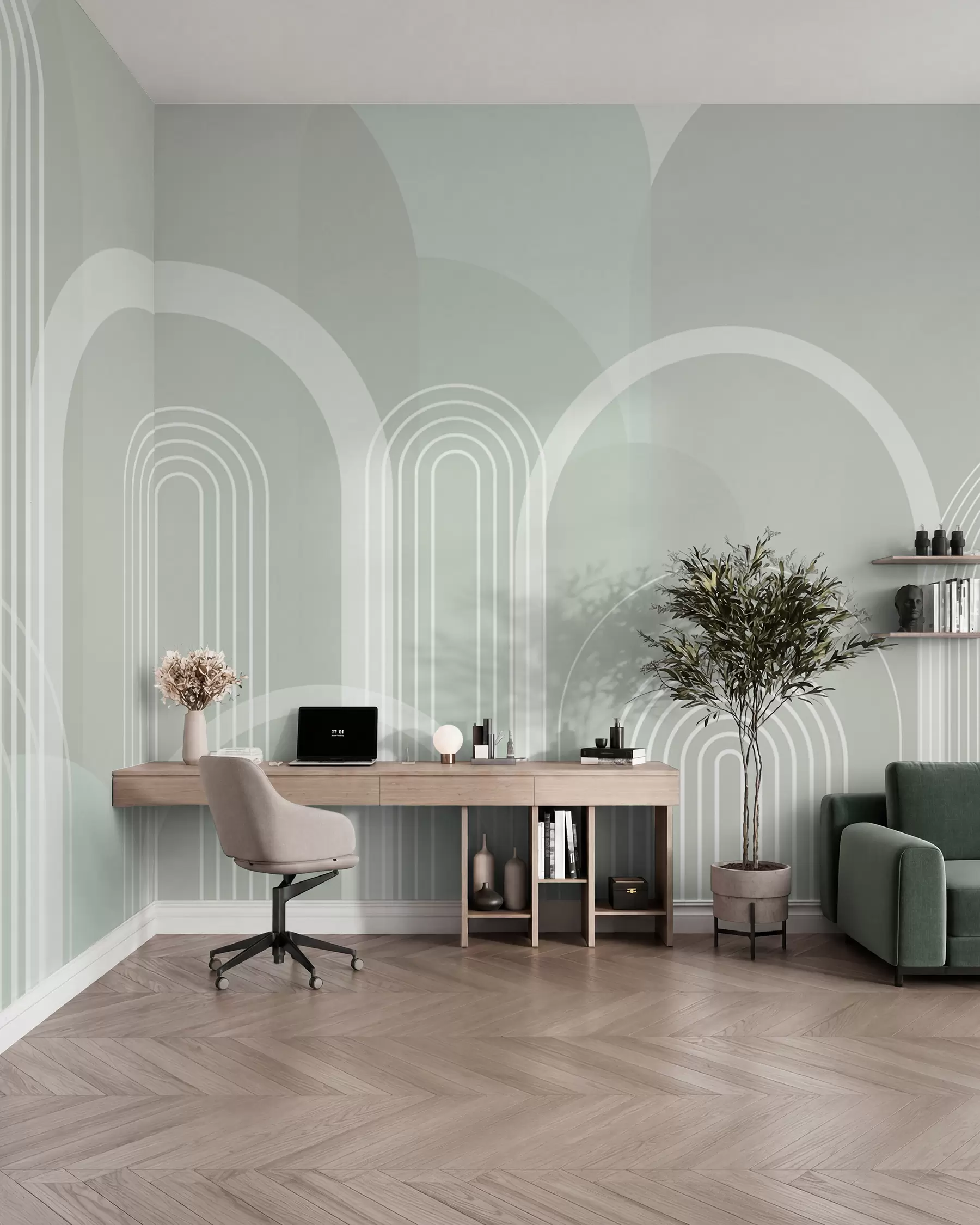 fototapet Arcuri geometrice boho w02935v3