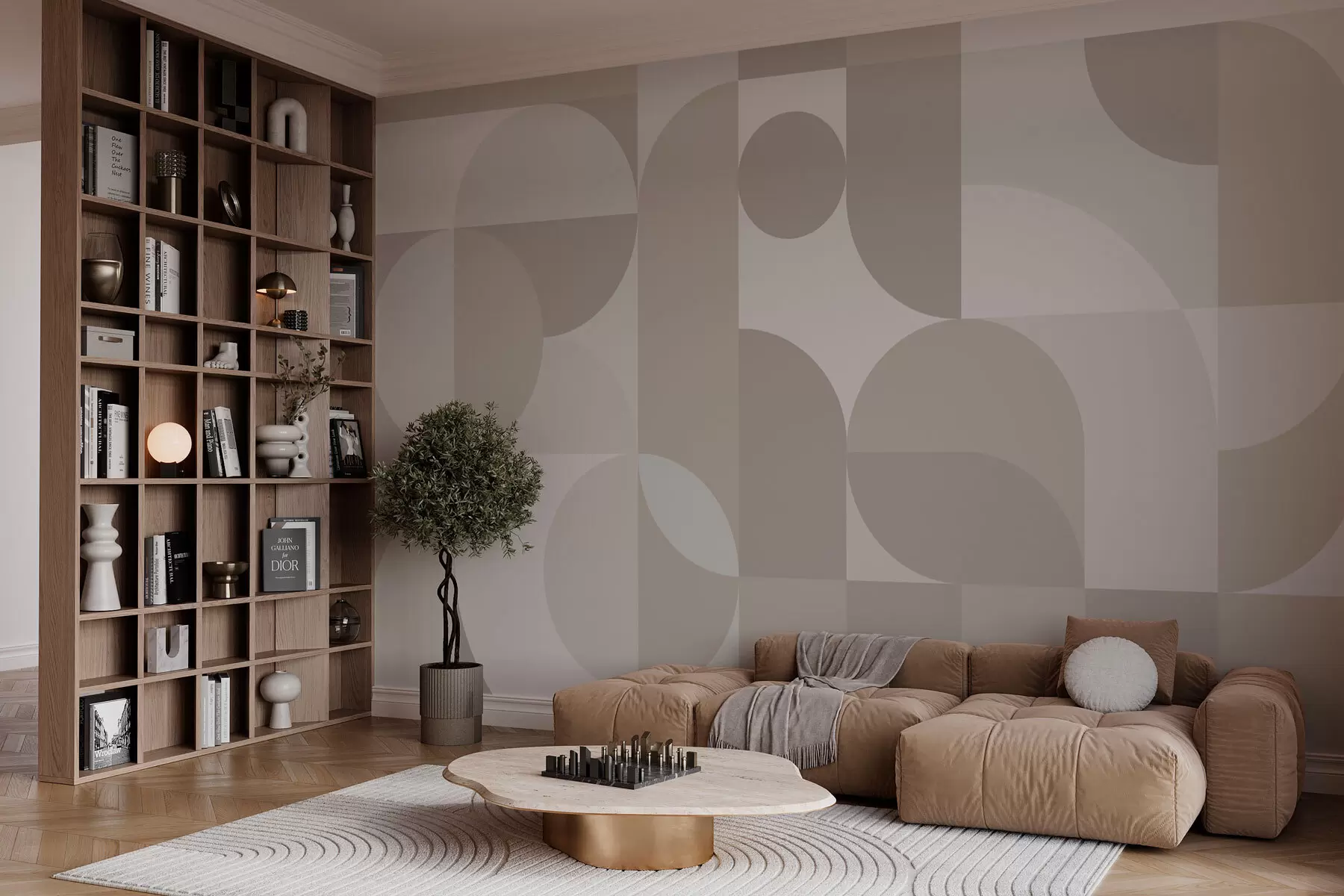fototapet Tendință geometrică elegantă w03058