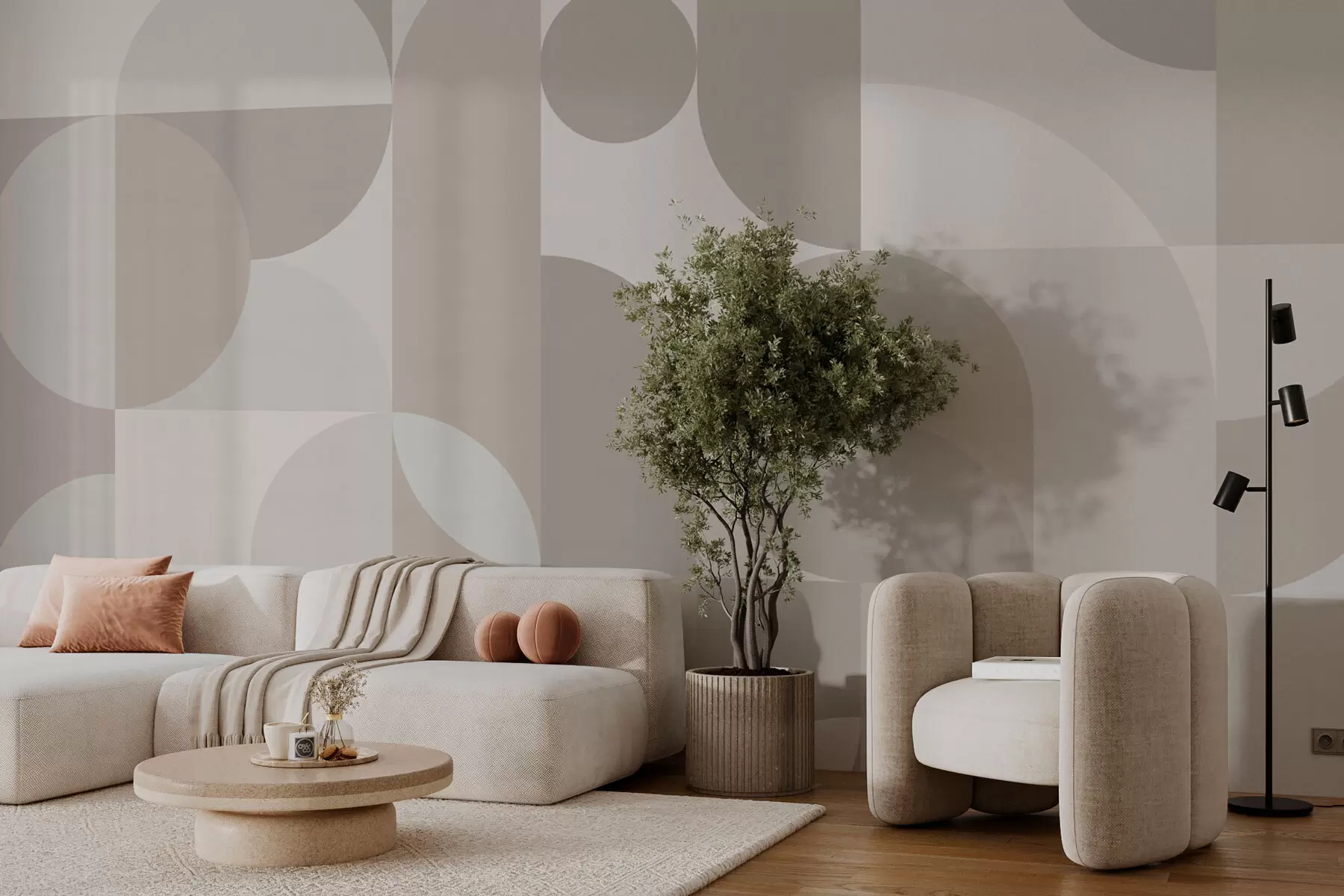 fototapet Tendință geometrică elegantă w03058
