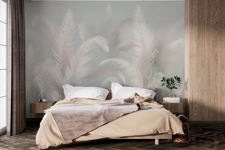 fototapet Delicate frunze de palmier tropical w03250v3