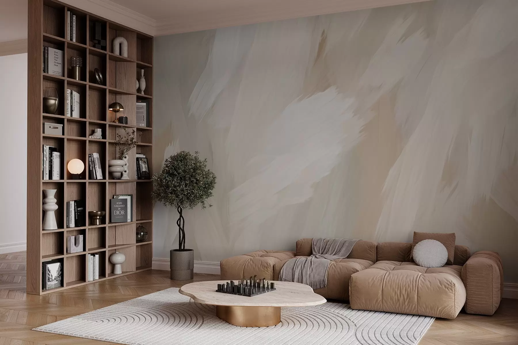 fototapet Stilul tușelor ușoare w03371