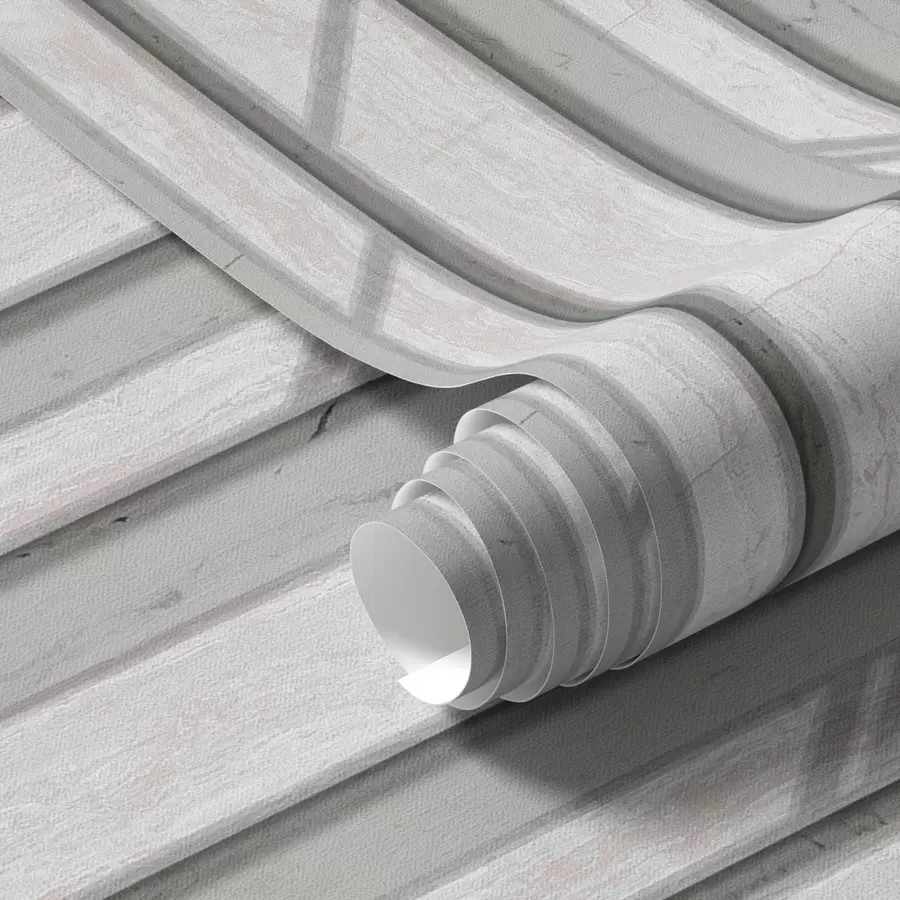 fototapet Efect de panou de lemn în culoarea gri deschis a00055