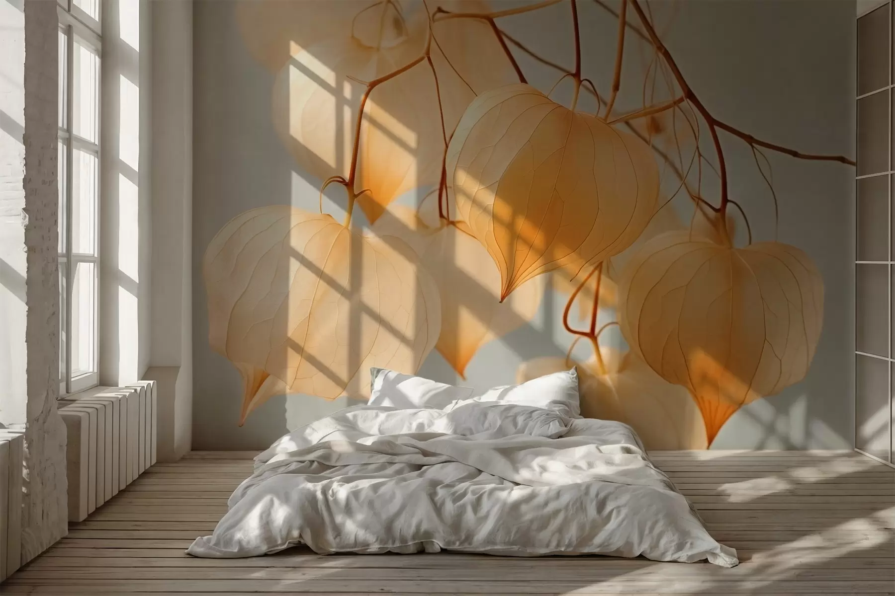 fototapet Physalis imitație acuarelă w03466