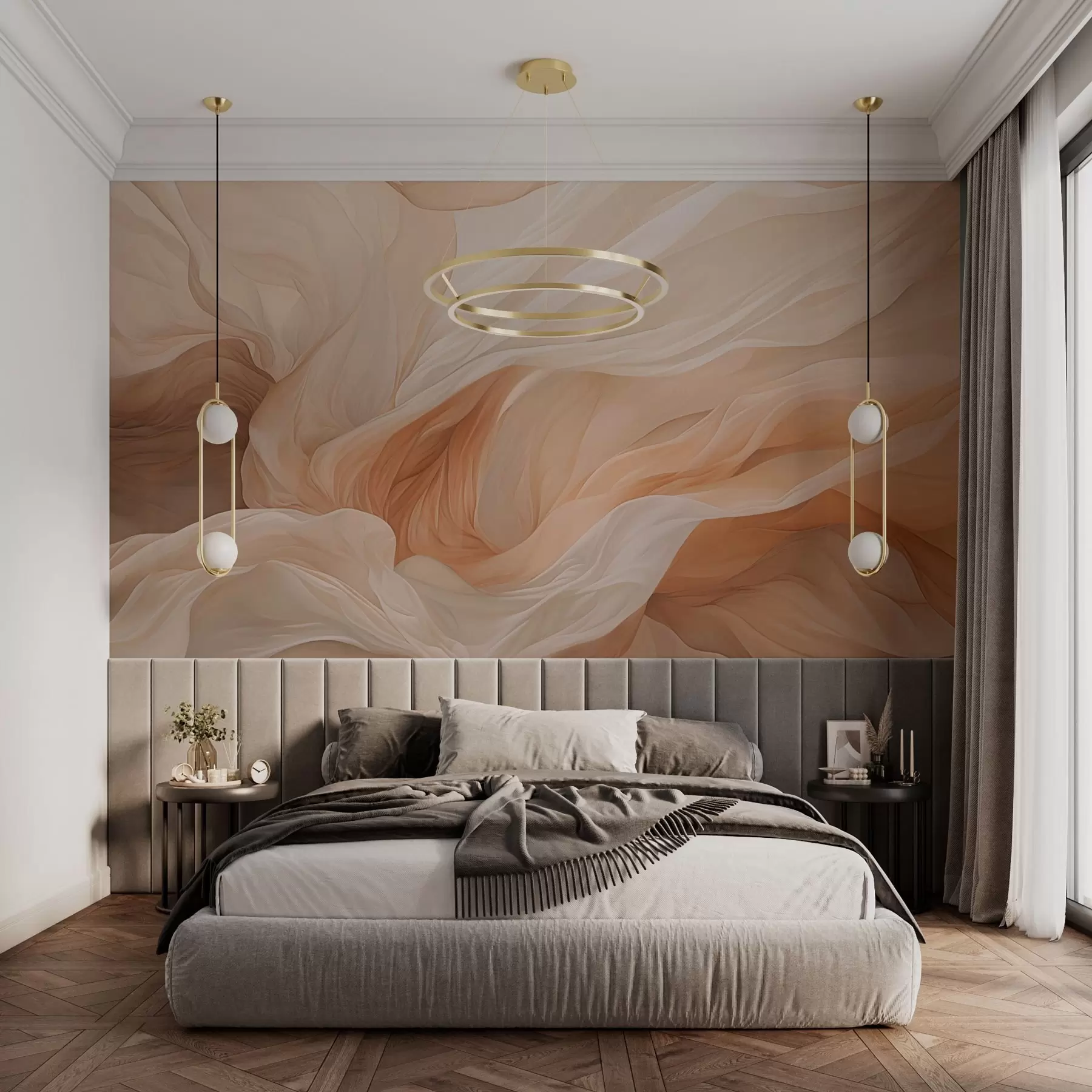 fototapet Design abstract al taninului de zbor w03533
