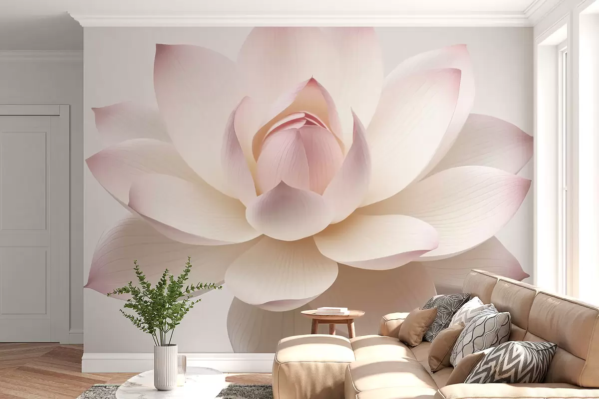 fototapet Lotus mare w03704