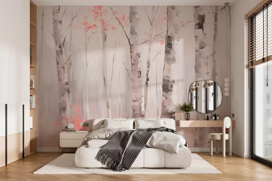 fototapet Pădurea Birch w03746