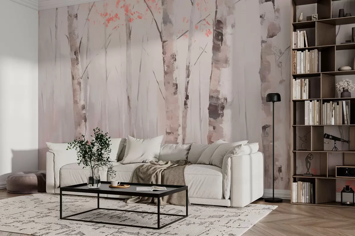 fototapet Pădurea Birch w03746