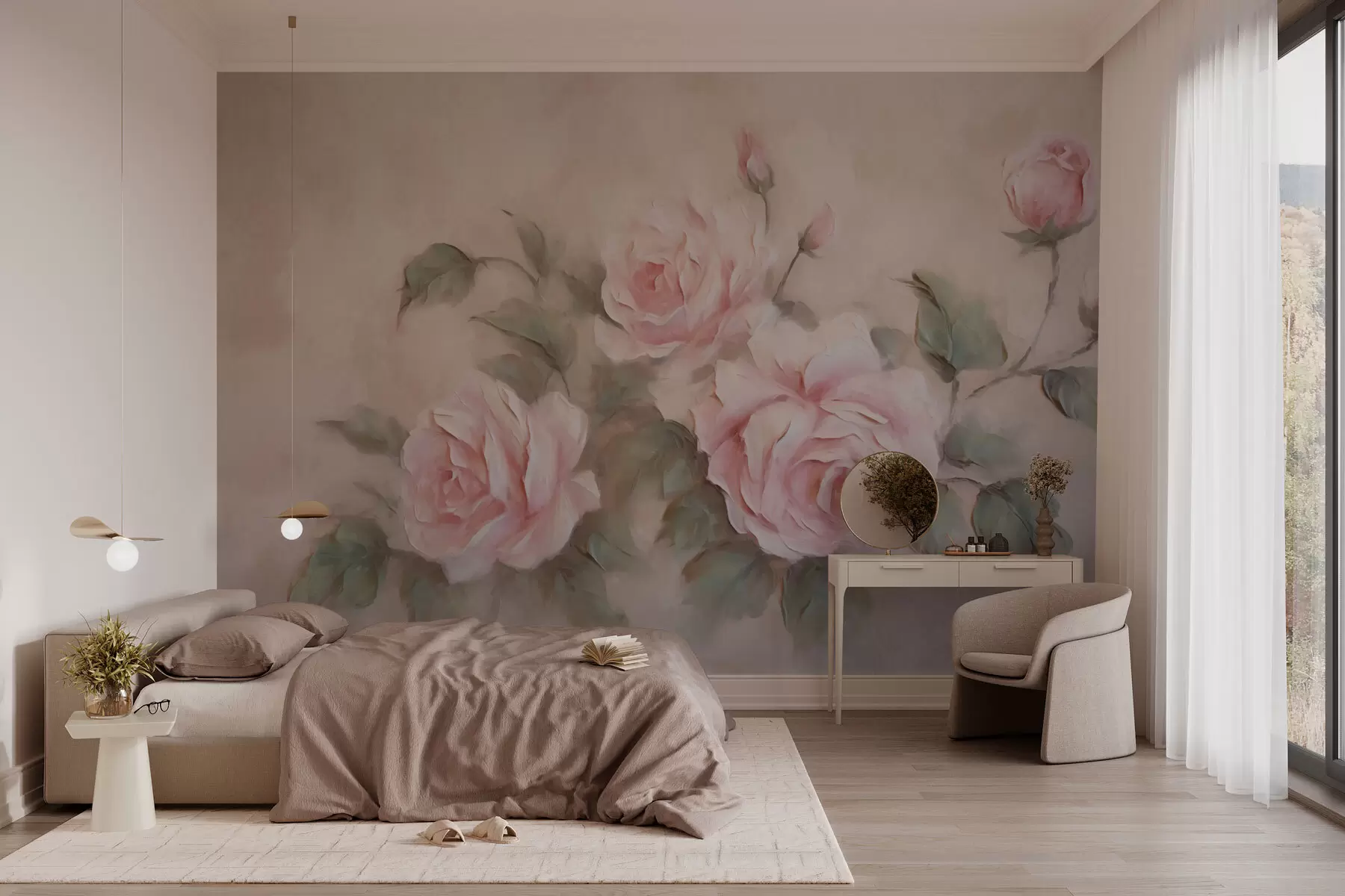 fototapet Flori de epocă w03748