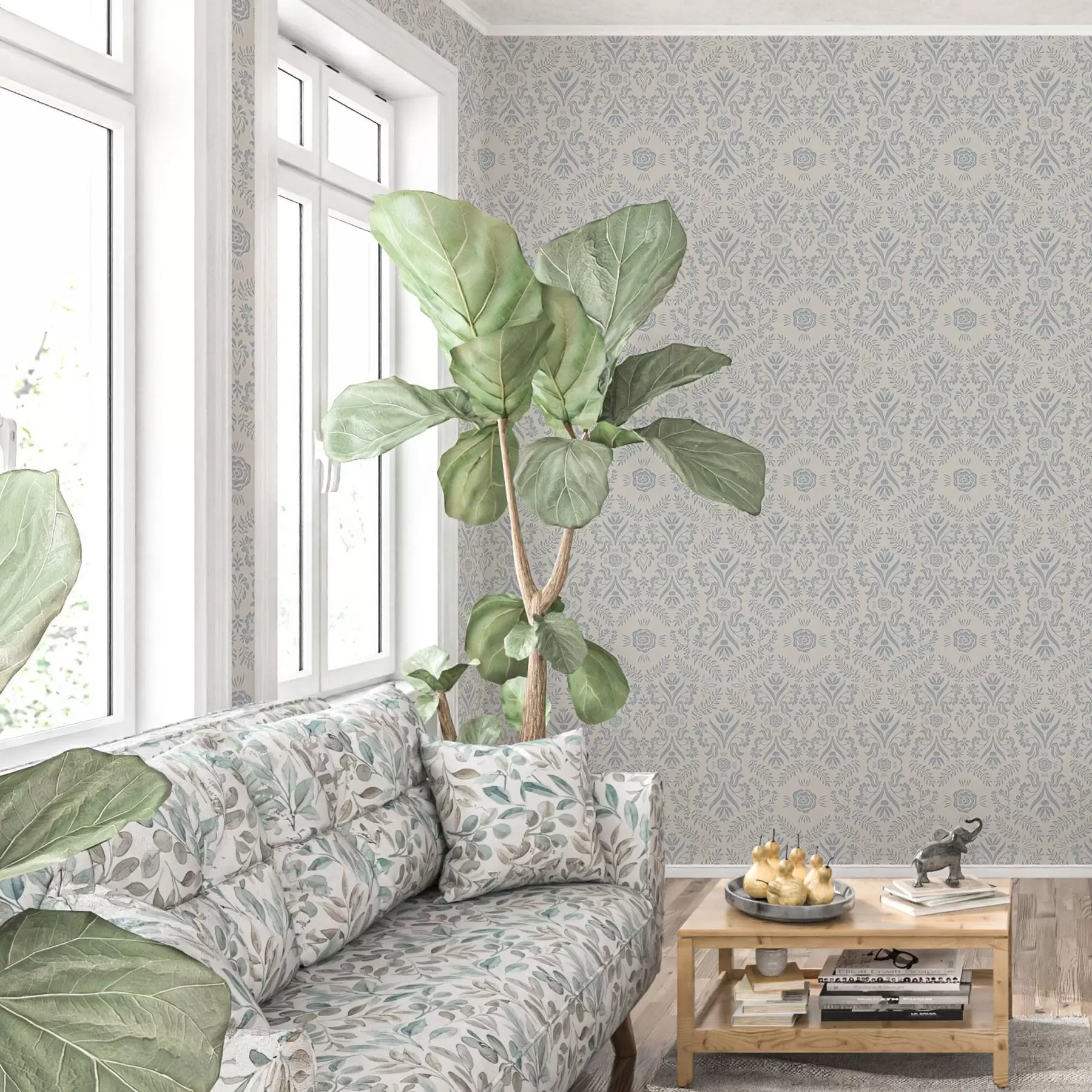 fototapet Modele albastre a00113