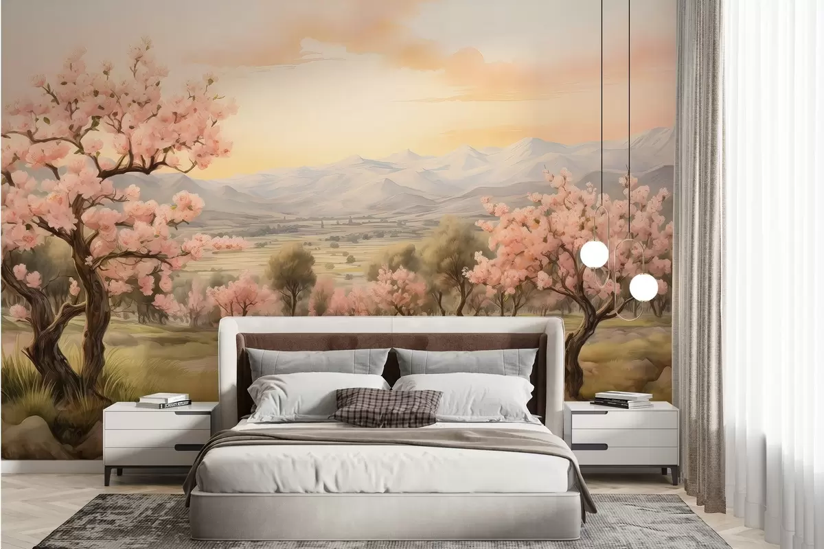 fototapet Copaci înfloriți w03978